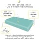 preview thumbnail 29 of 33, BreathableBaby Cotton Percale Fitted Sheet, For 52" x 28"/132 x 71 cm Crib & Toddler Bed Mattress, Solids (2-Pack)
