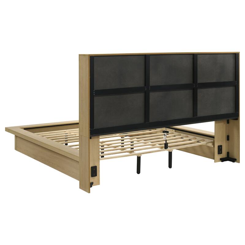 Hendricks Bedroom Set Light Oak