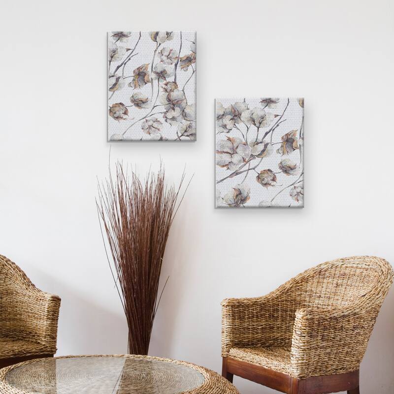 Cotton I, II by Incado Canvas Art Prints