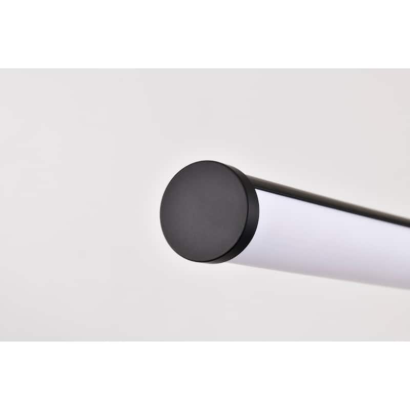 Bowman 36 Inch LED Island Pendant Matte Black Acrylic Lens - Matte Black