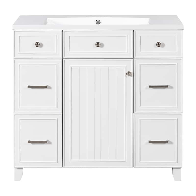 GDFStudio - Zyra Wood 36" Bathroom Vanity
