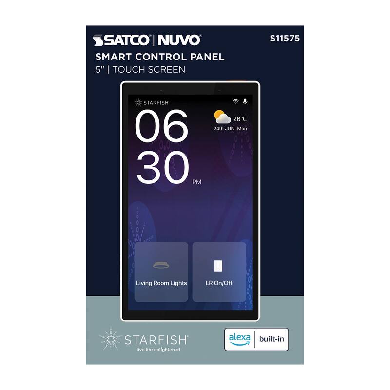 Nuvo Lighting S11575 Starfish 5" In-Wall Control Panel - Natural