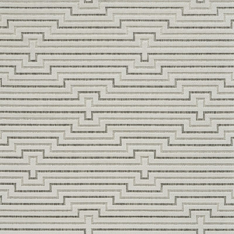 Elto Sleek Geometric Weather Resistant Current & Stylish Outdoor Rug