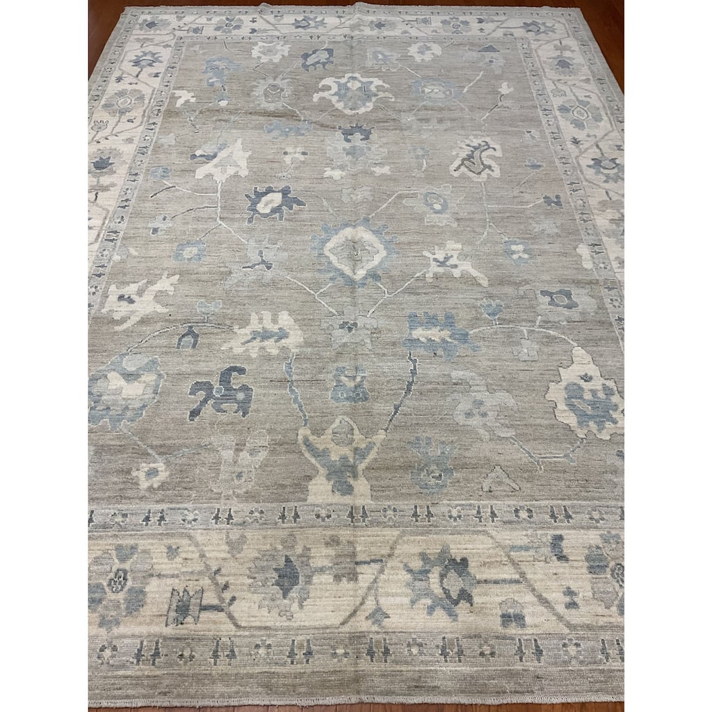 HERAT ORIENTAL Handmade Oushak Wool Rug - 8'9" x 11'10"