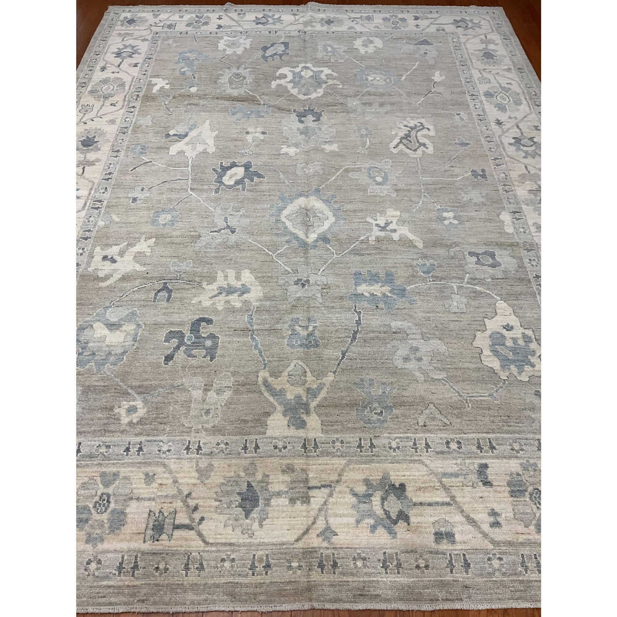 HERAT ORIENTAL Handmade Oushak Wool Rug - 8'9" x 11'10"
