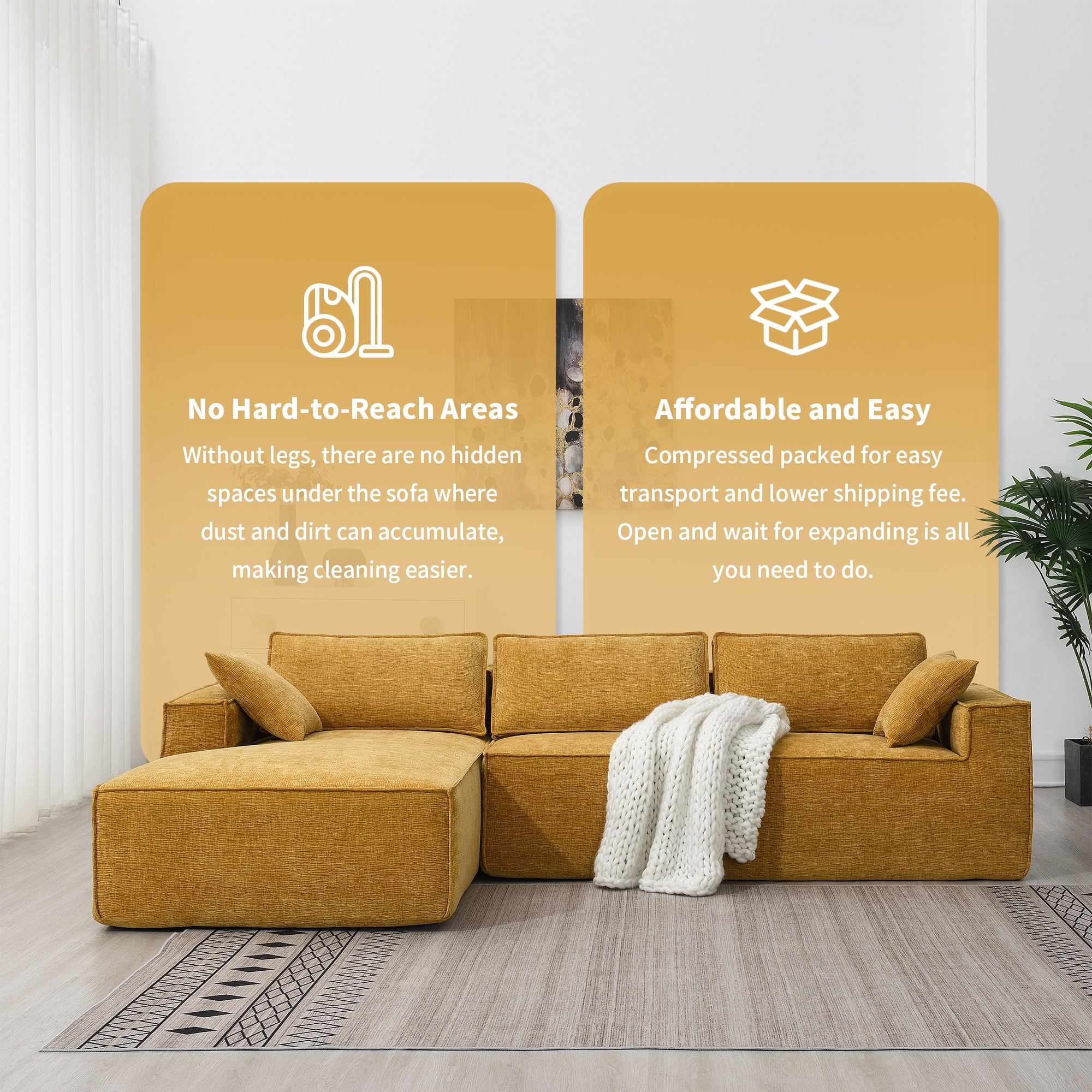 Sofa without legs sale
