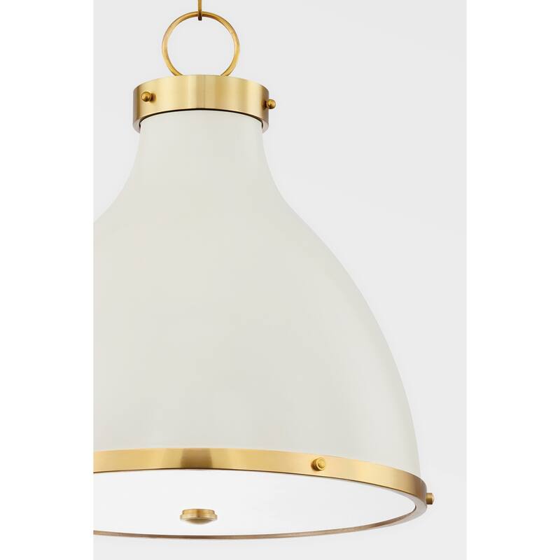 Painted No. 3 - 2-Light Small Pendant by Mark D. Sikes