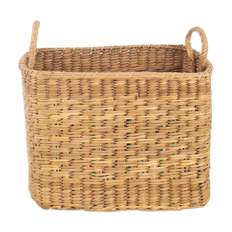 Novica Handmade Neat Nature Natural Fiber Basket