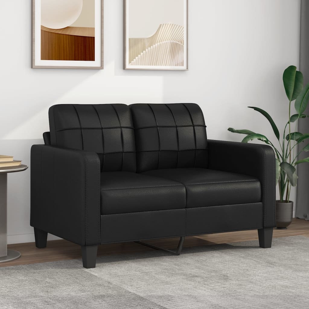 2 seater faux on sale leather tub sofa