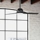 preview thumbnail 1 of 10, Hunter 52" Gallegos Outdoor Ceiling Fan with LED Light Kit and Wall Control, Damp-Rated Matte Black