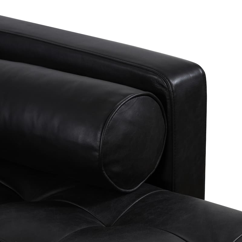 Poly & Bark Napa 104.5" Right-facing Sectional Sofa - Full Grain Genuine Italian Leather