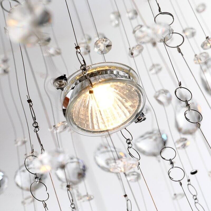 Maxax 6 - Light Statement Chandelier with Crystal Accents - MX16007-C