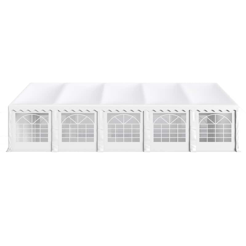 16'X32' Party Tent Heavy Duty Wedding Party Tent Outdoor Patio Tent Outdoor Gazebo Event Shelter Canopy with Carry Bags