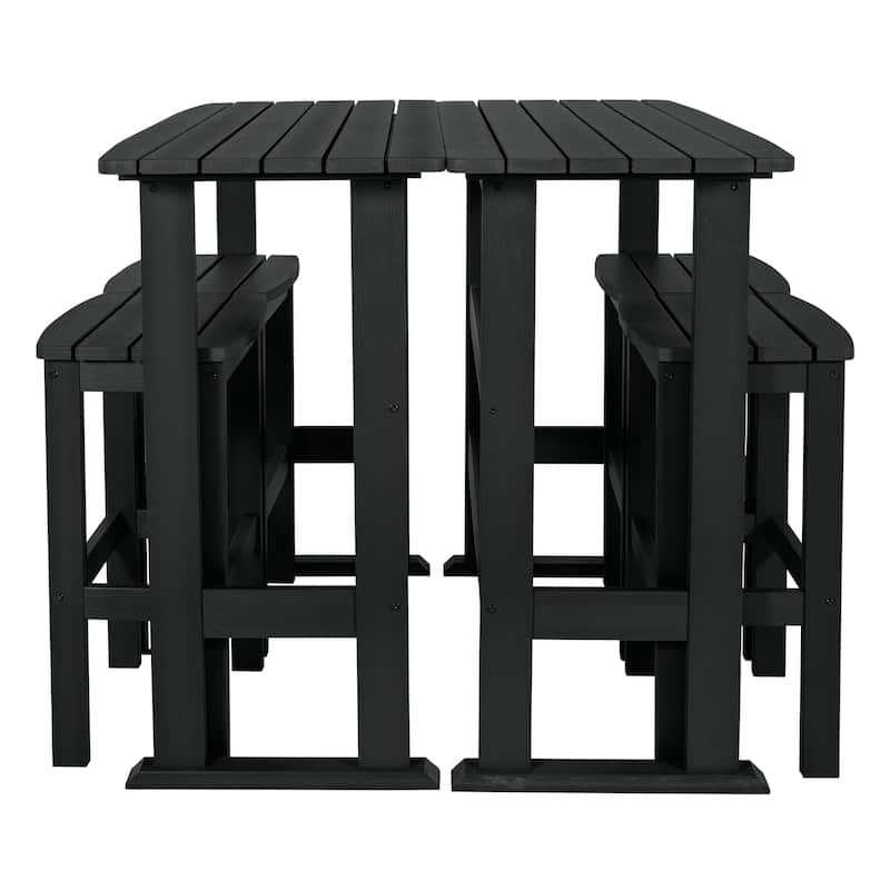 Lehigh 6-Piece Outdoor Balcony Set - Bar-height