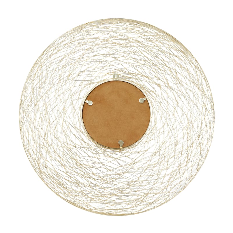 Metal Starburst Room Wall Mirror - Gold - Roche River Decor