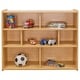 preview thumbnail 1 of 4, Tot Mate Laminate School Age Compartment Storage - 46" x 15" x 37 1/2" Assembled - Maple