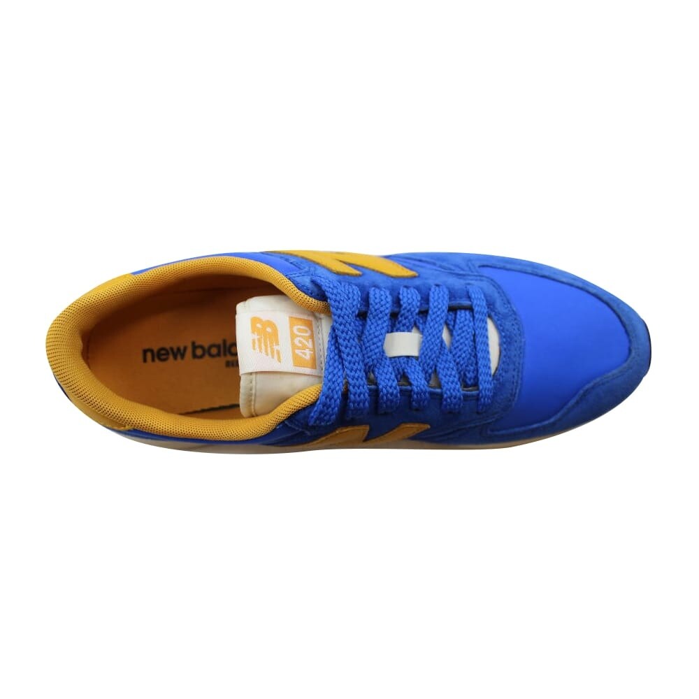 New Balance Men's 420 Re Engineered Suede BlueGold MRL420SV Size 7.5 New Balance Men's 420 Re Engineered Suede BlueGold MRL420SV Size 7.5