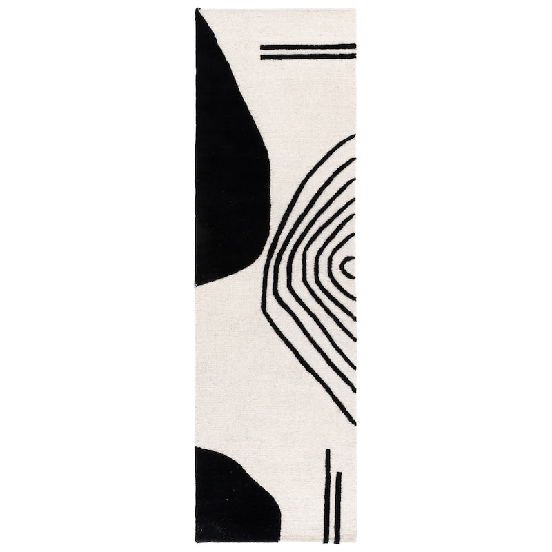 SAFAVIEH Handmade Rodeo Drive Abigayle Mid-Century Modern Wool Rug