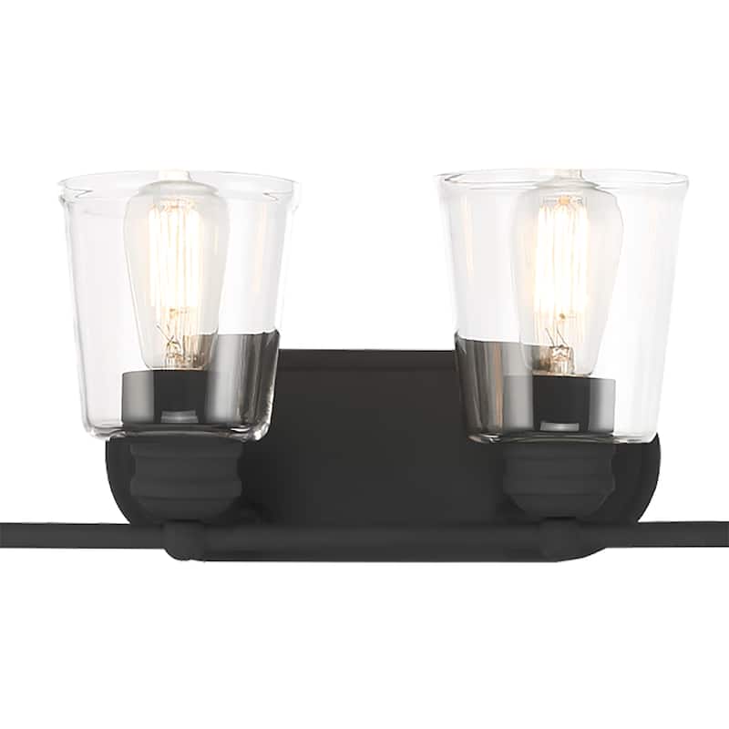 Modern Farmhouse 6-light Black Bathroom Vanity Lights with UL Certified - 44''