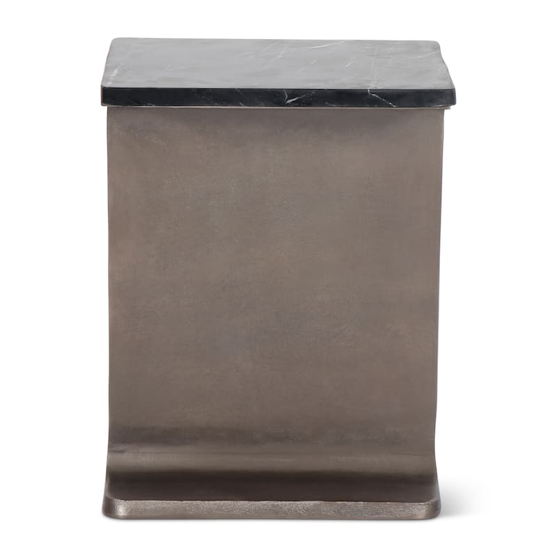 Marbelle - I-Beam Marble Side Table