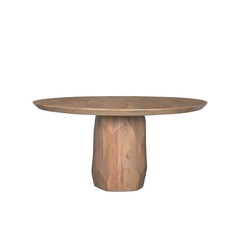 Fitzgerald 60" Light Brown Wood Dining Table - 60.0L x 60.0W x 30.0H - Light Brown