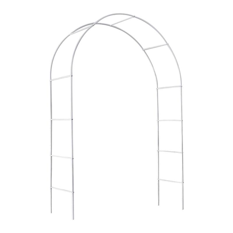 78"H x 45"W Garden Arch Trellis,Adjustable Metal Arbor Trellis