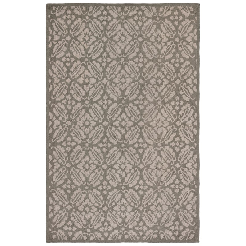 SAFAVIEH Handmade Chelsea Polixeni French Country Wool Rug - 2'6" x 4' - Sage
