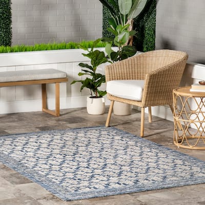 Nuloom Chaya Geometric Machine Washable Indoor/Outdoor Area Rug