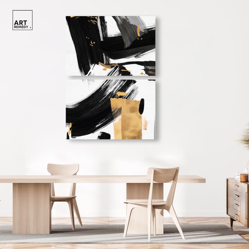 Refined Simplicity Canvas Set of 2 by Art Remedy, Gallery Wrapped
