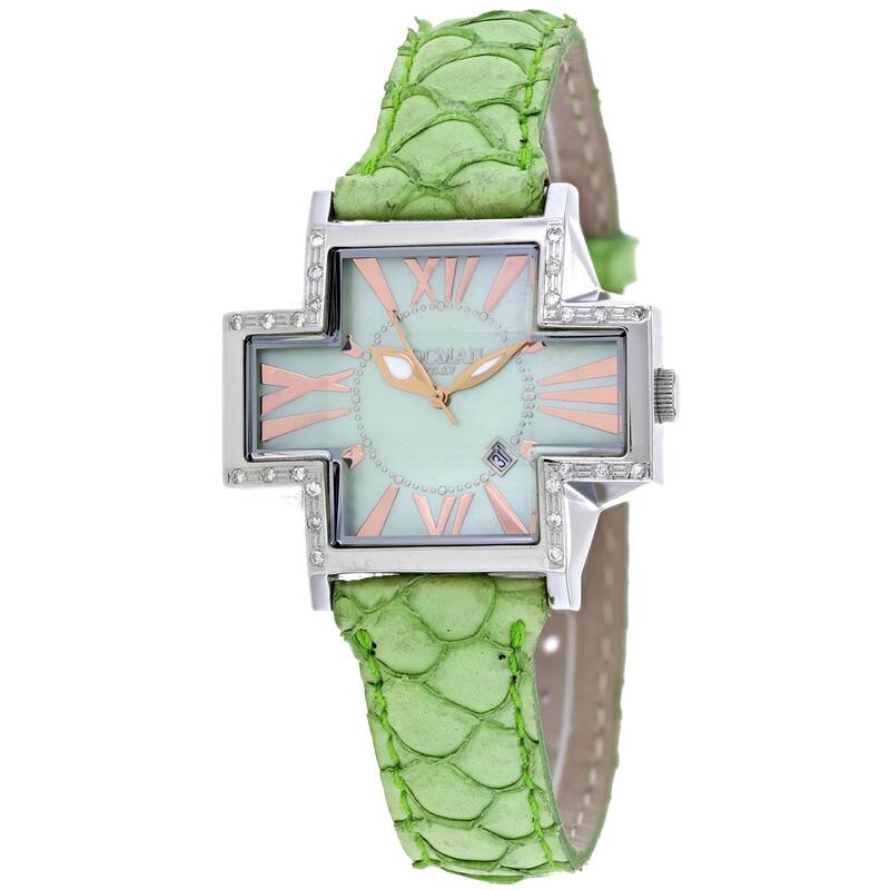 Locman Women's Diamond Plus Mother of Pearl Dial Watch - 181SMOPGRD/GRKF - Mother of Pearl - 6 (36)