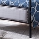 preview thumbnail 9 of 8, Beechmont Queen Size Upholstered Canopy Bed by Christopher Knight Home