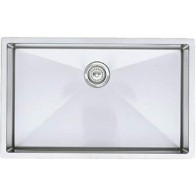 Blanco Precision Single Basin Stainless Steel Kitchen Sink 32" x 20"