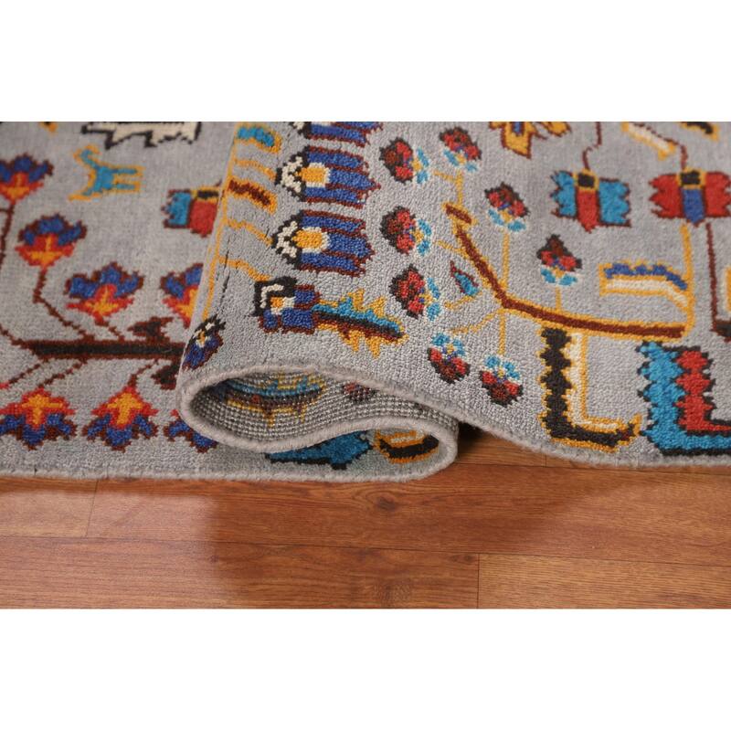All-Over Ziegler Oriental Accent Rug Hand-Knotted Wool Carpet - 2'9" X 5'0"