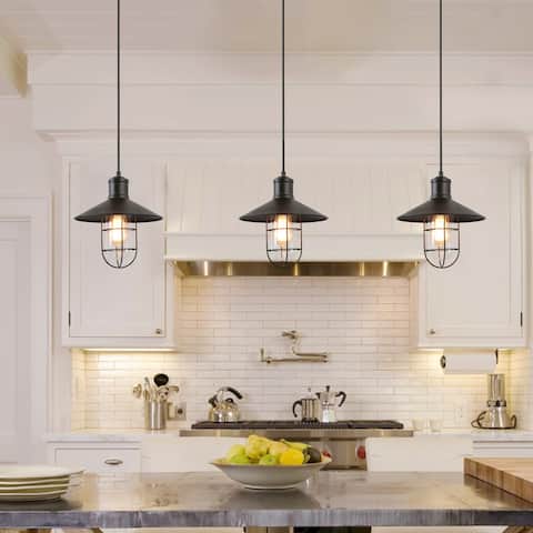 The Gray Barn Modern Farmhouse 1-Light Island Light for kitchen