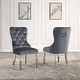 preview thumbnail 7 of 16, Clihome Velvet Tufted Upholstered Dining Chairs (Set of 2) Grey