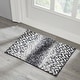 preview thumbnail 30 of 123, Better Trends 100% Micro Polyester Knitted Bathroom Rugs - Casablanca Collection with Chevron Pattern, Machine Washable Bath Mat 17" x 24" Rectangle - Gray