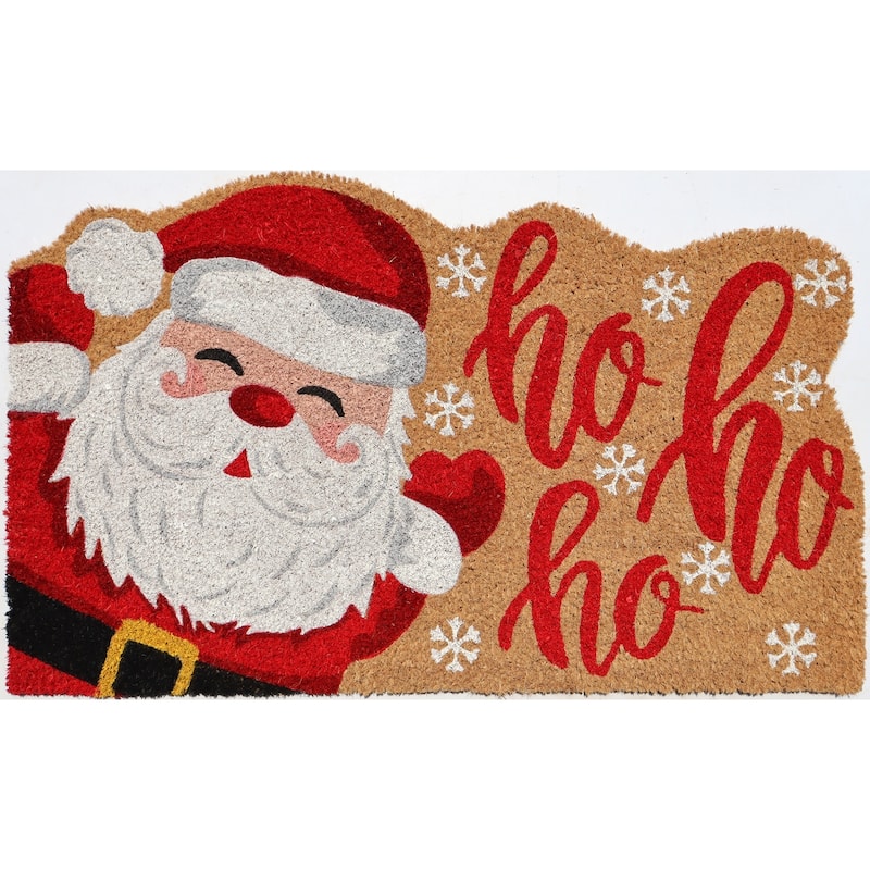 Ho Ho Ho Outdoor Coir Non Skid Doormat
