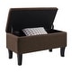 preview thumbnail 44 of 43, Convenience Concepts Designs4Comfort Winslow Storage Ottoman Bench