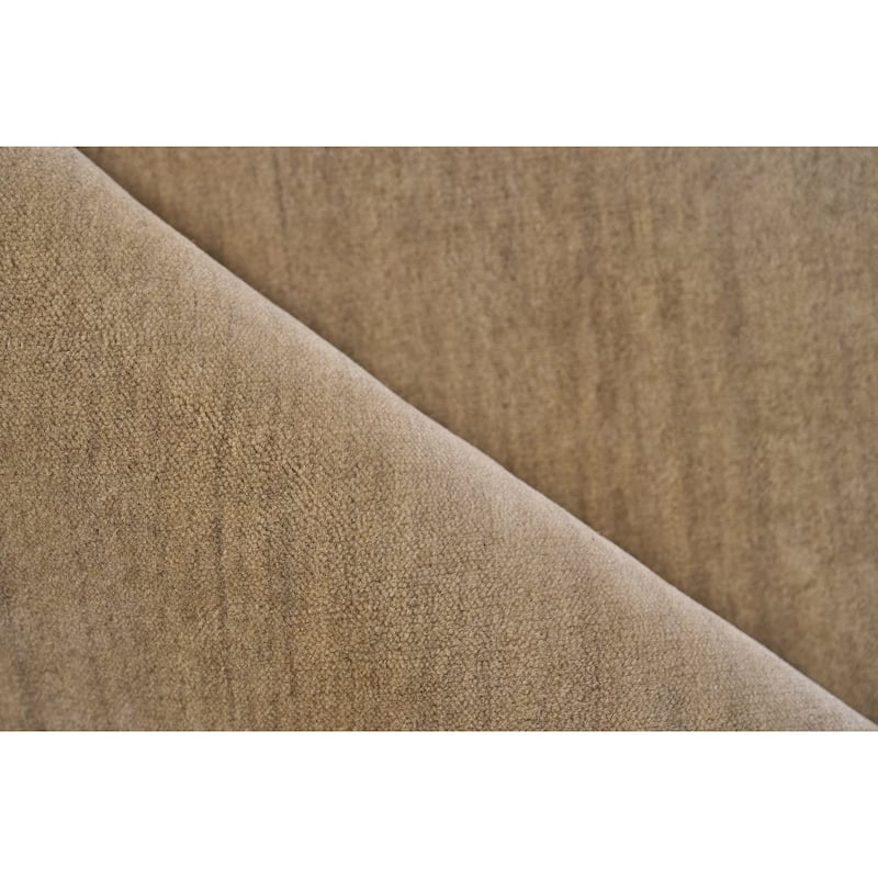 EXQUISITE RUGS ONE-OF-A-KIND Wool Dove Collection Hand Loomed Beige Rug - 10'x14'