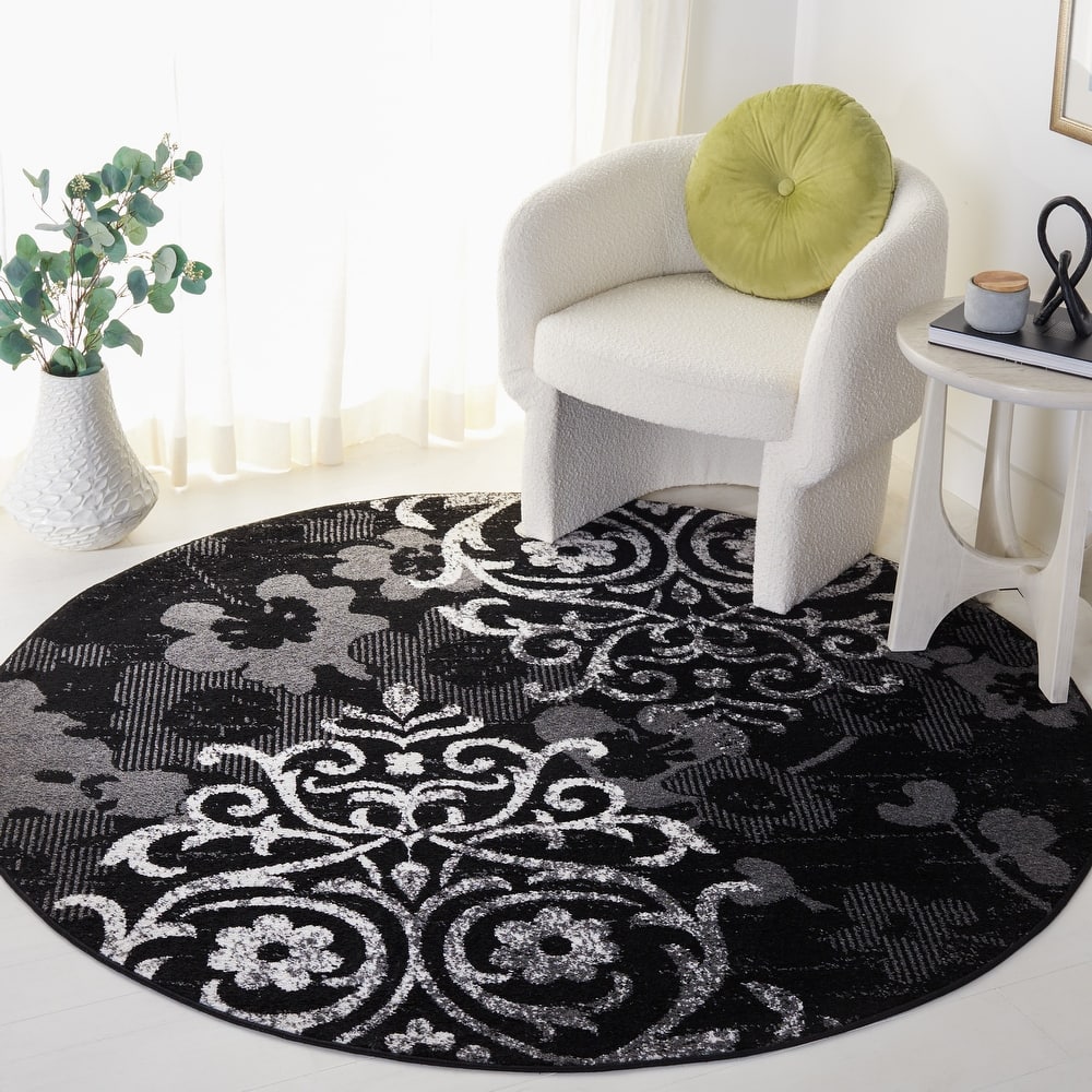 SAFAVIEH, Adirondack Rena Damask Floral Distressed Rug