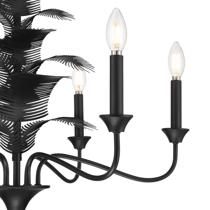 Acroma 6 - Light Steel Dimmable Classic/Tradition Chandelier