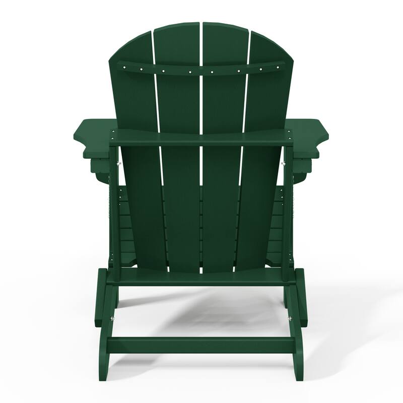 Laguna Hdpe All Weather Outdoor Patio Foldable Adirondack Chairs (Set Of 8)