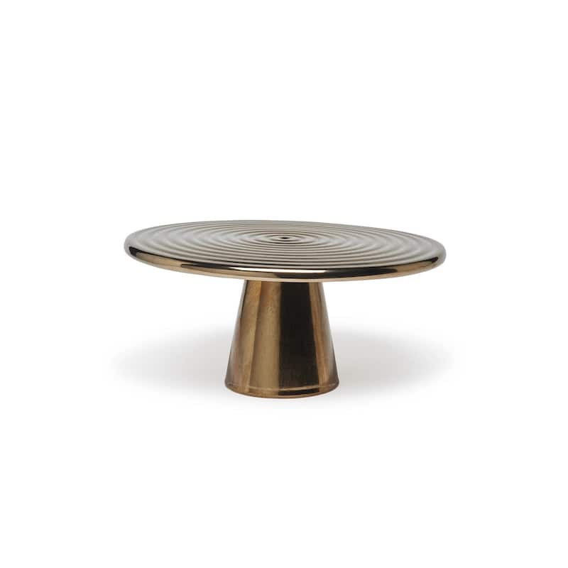 Food Stand Lg Black Matt Dia 12.6" - Black Matt - Medium - Copper