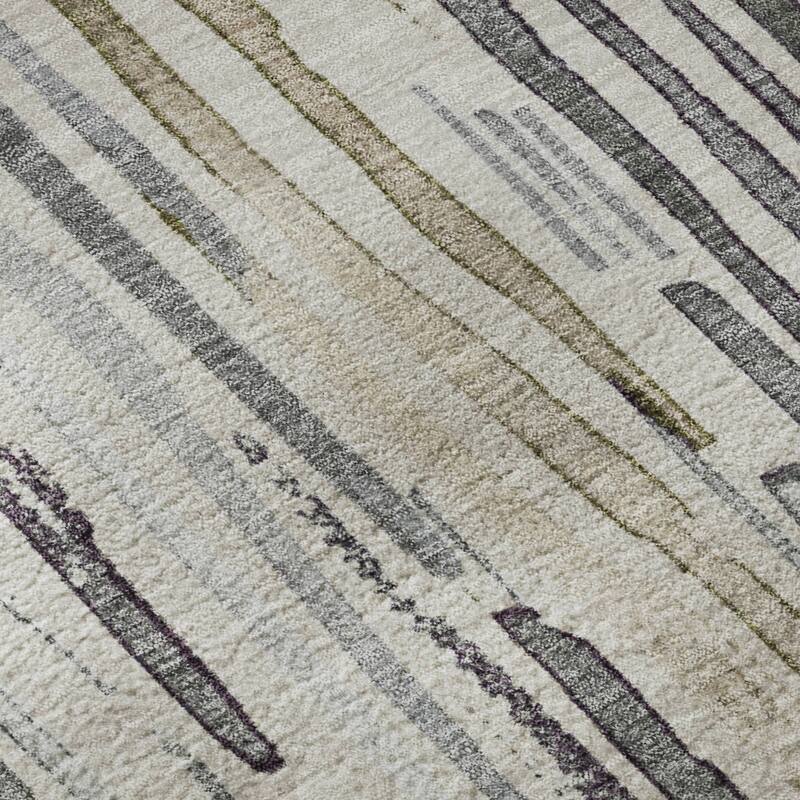 Premium Washable Super Soft Modern Stripes Mayfield Rug