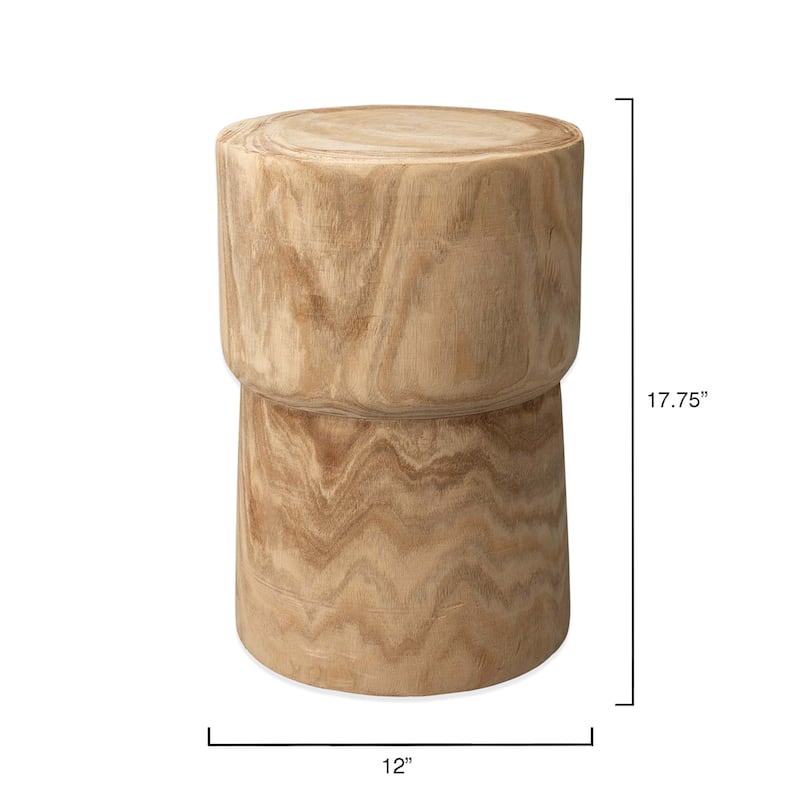 Jamie Young Yucca Wood Side Table