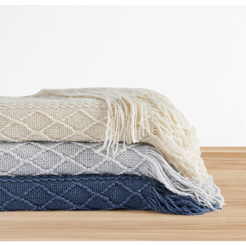Brooklyn Loom Woven Texture 50x60 Throw