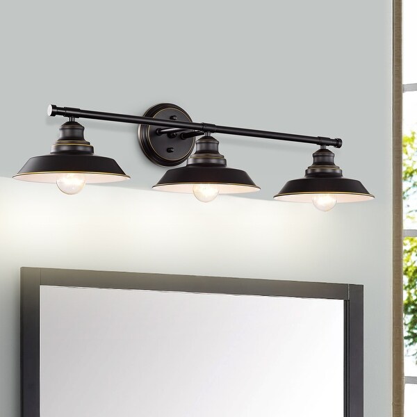 Three light store vanity fixture