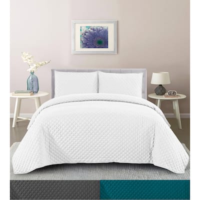 Diamond Vintage Washed 2-Piece Quilt Set