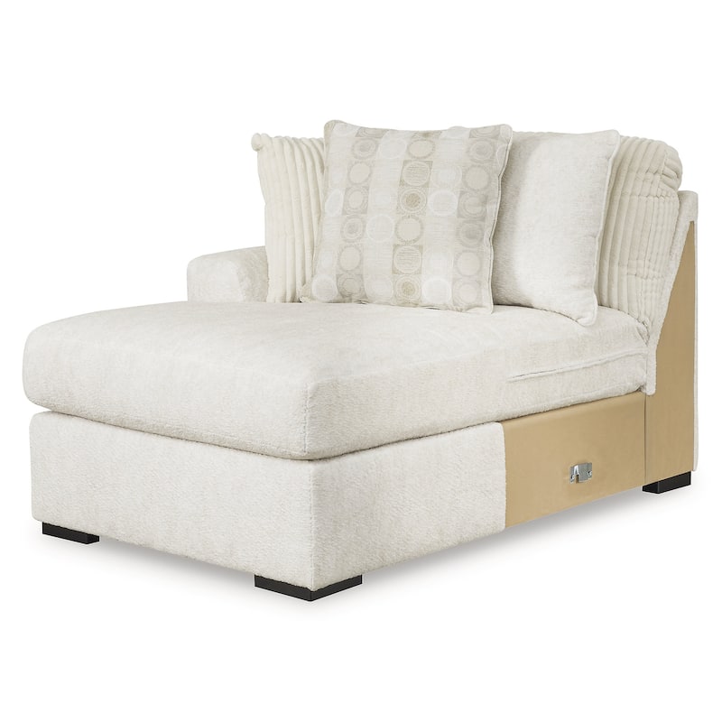 Signature Design by Ashley Chessington White 2-Piece Sectional with Chaise - 121" W x 65" D x 40" H