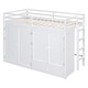 preview thumbnail 12 of 38, Modern Twin Size Loft Bed With Drawer,Two Wardrobes and Mirror